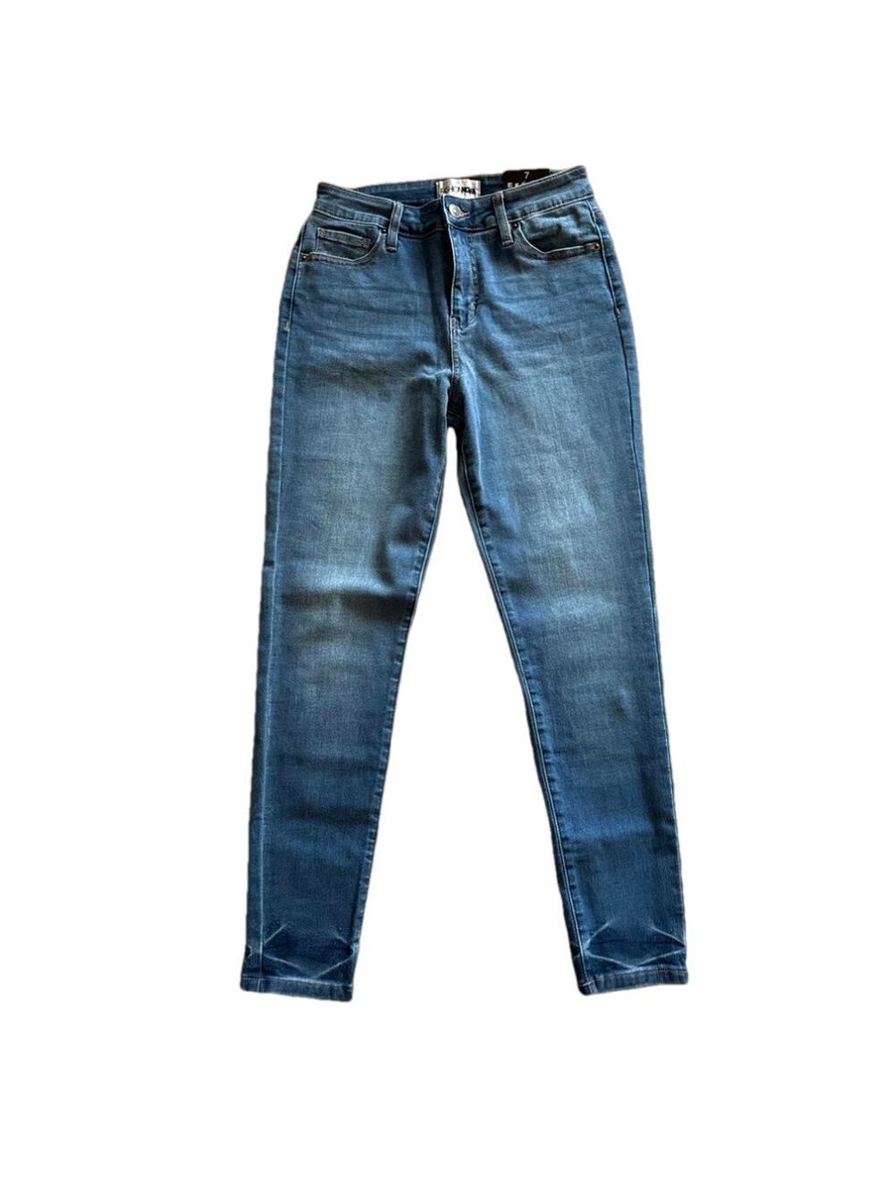 NWT Fashion Nova High Rise Super Stretch Jeans Sz 7 - Picture 1 of 2